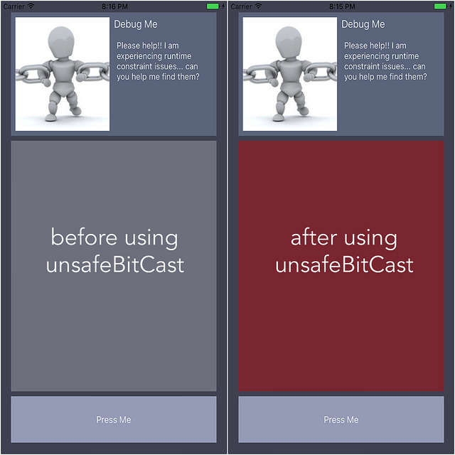 unsafeBitCast